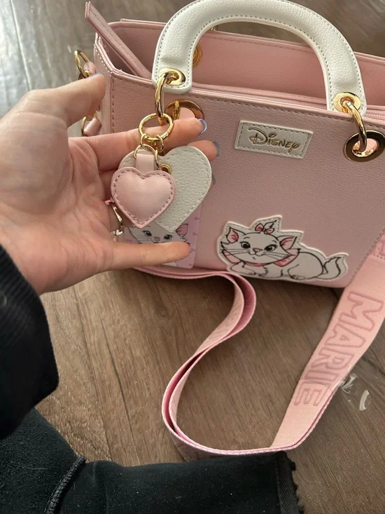 Disney Pink Marie NWT Mini Top-Handle Bag - Picture 5 of 7